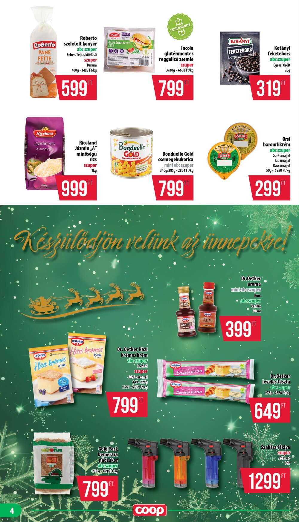 Coop akciós újság 2025.12.18-tól - 4. oldal.