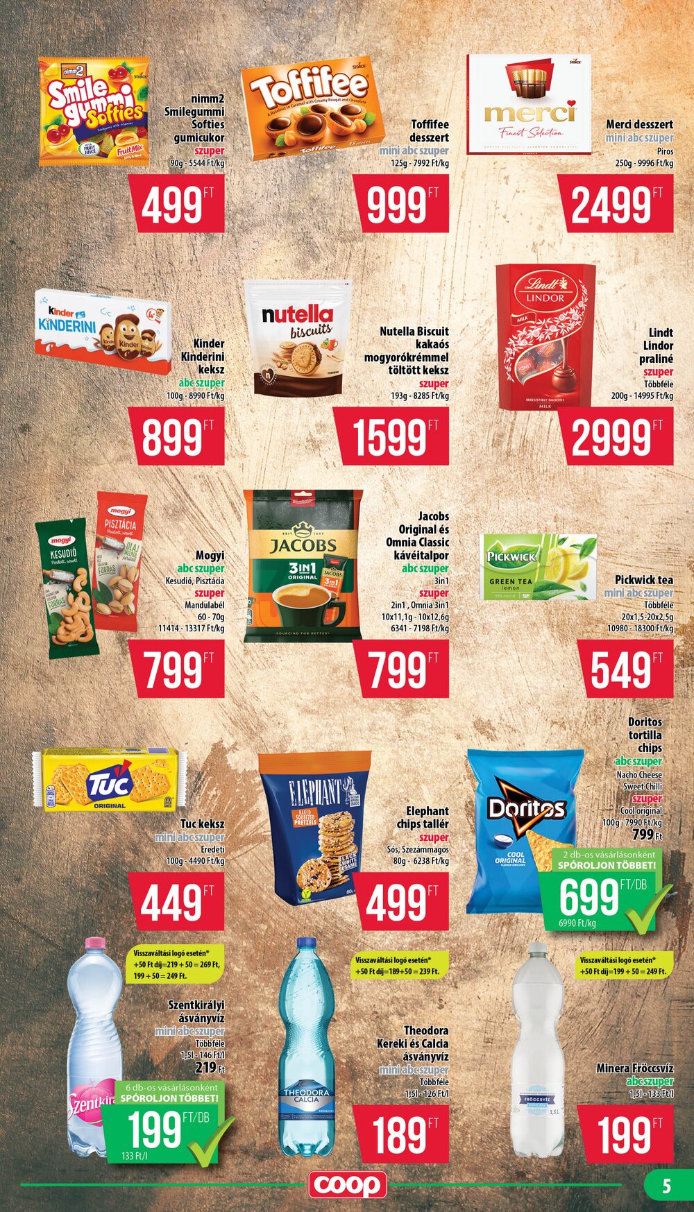 Coop akciós újság 2025.12.18-tól - 5. oldal.
