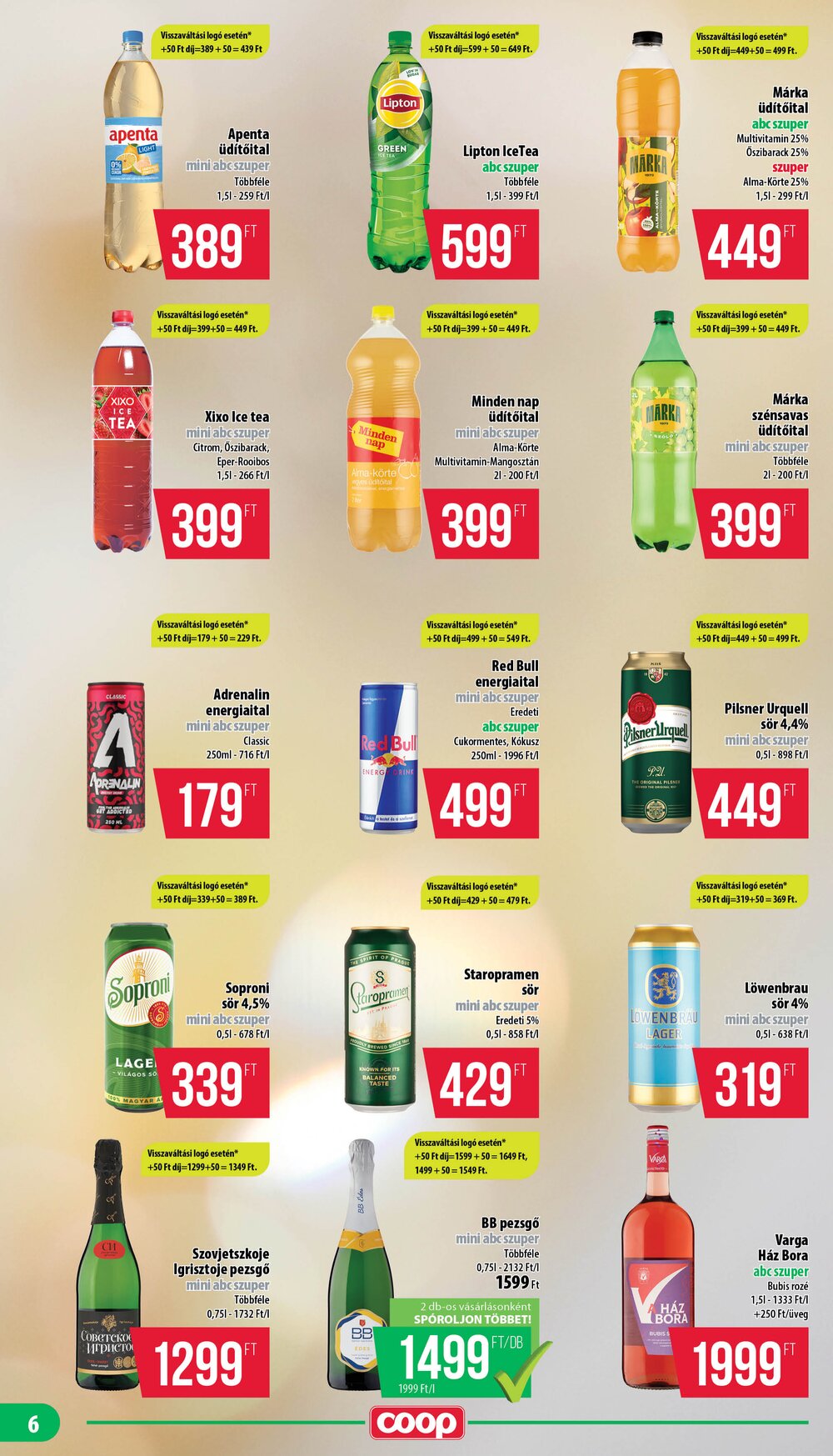 Coop akciós újság 2025.12.18-tól - 6. oldal.