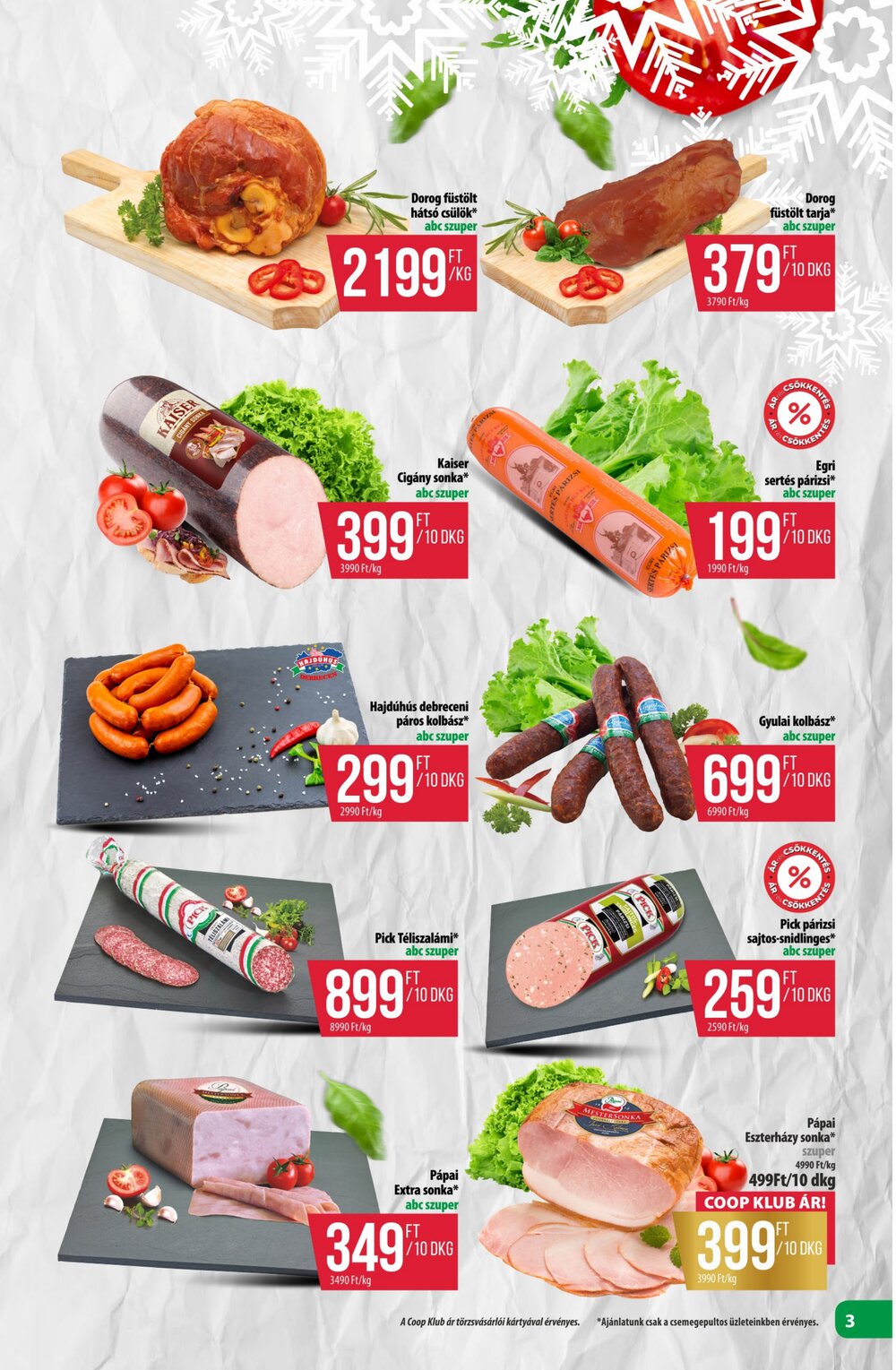 Coop akciós újság 2025.12.18-tól - 3. oldal.