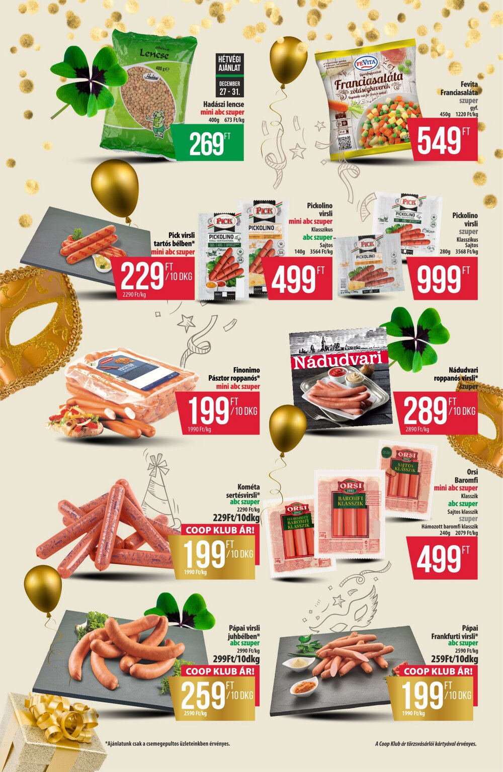 Coop akciós újság 2025.12.18-tól - 6. oldal.