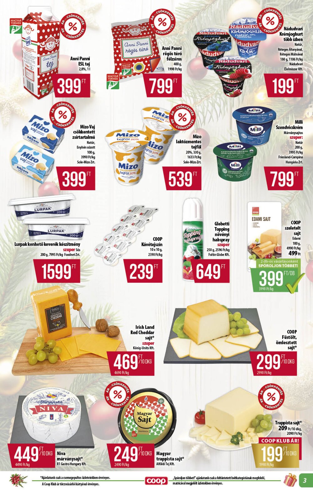 Coop akciós újság 2025.12.18-tól - 3. oldal.