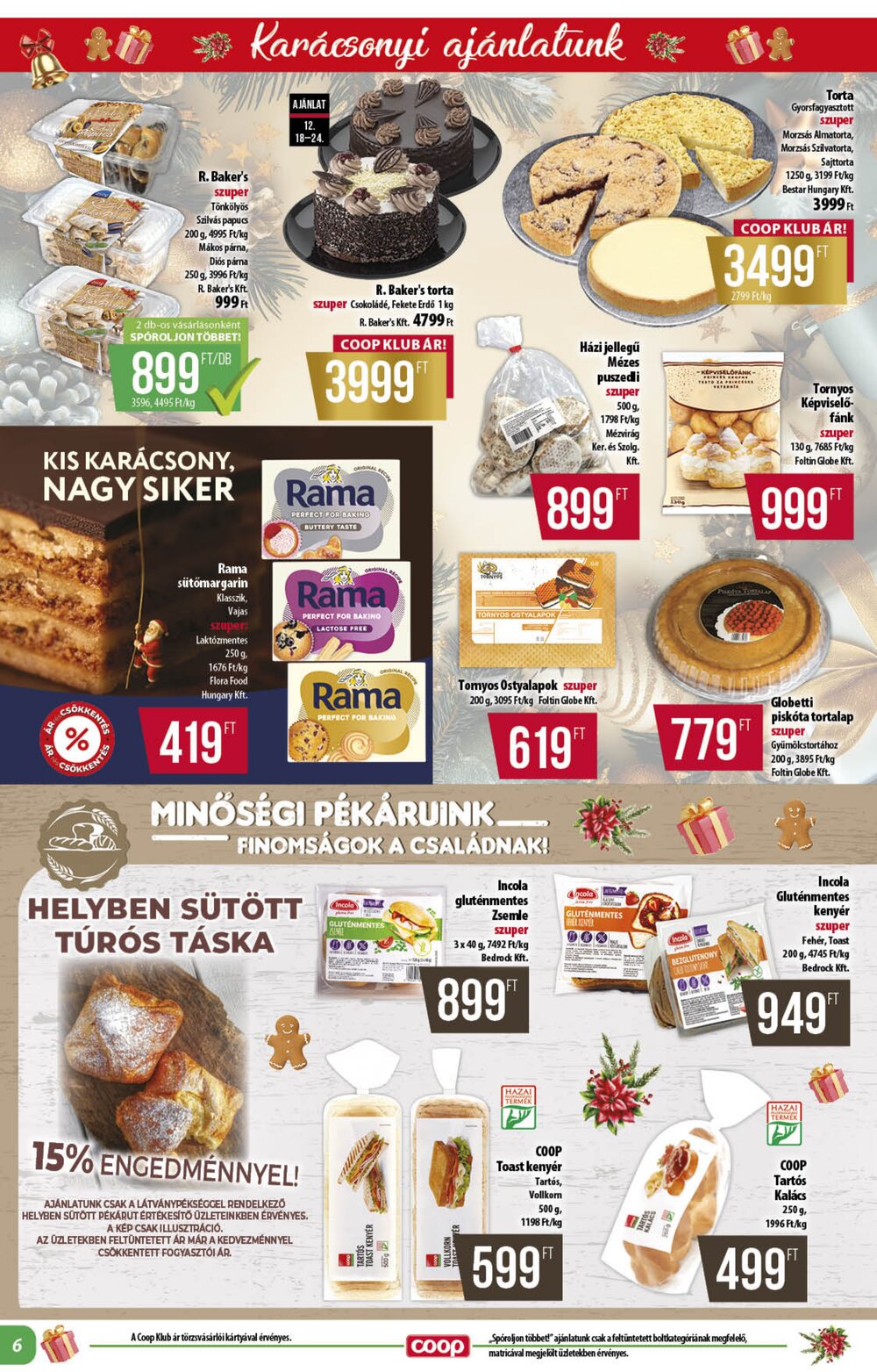 Coop akciós újság 2025.12.18-tól - 6. oldal.