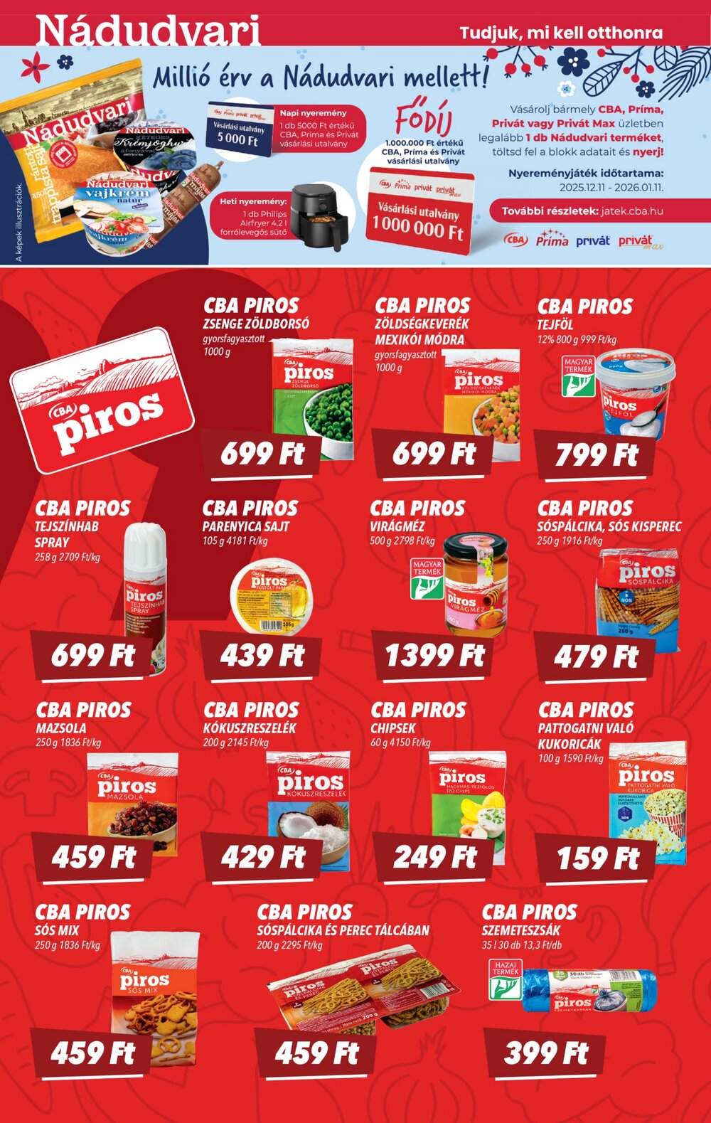 CBA akciós újság 2025.12.18-tól - 4. oldal.