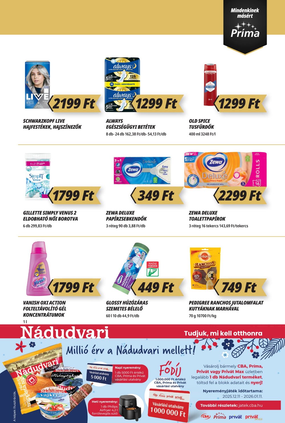 CBA akciós újság 2025.12.18-tól - 11. oldal.