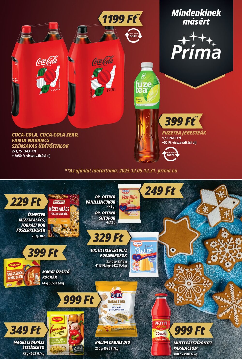 CBA akciós újság 2025.12.18-tól - 5. oldal.