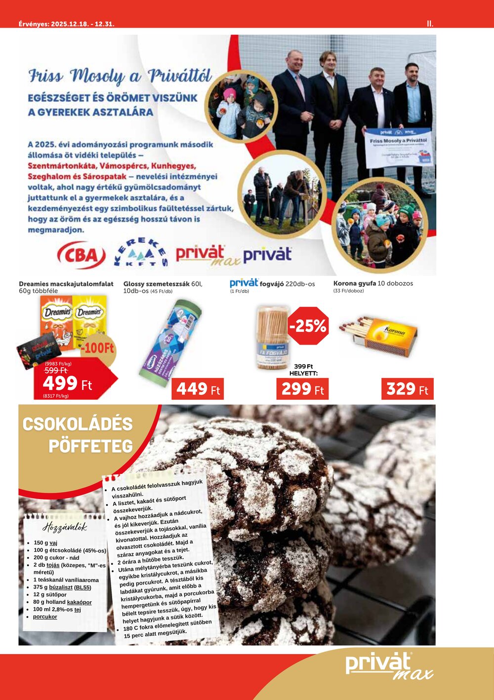 Privát akciós újság 2025.12.18-tól - 11. oldal.