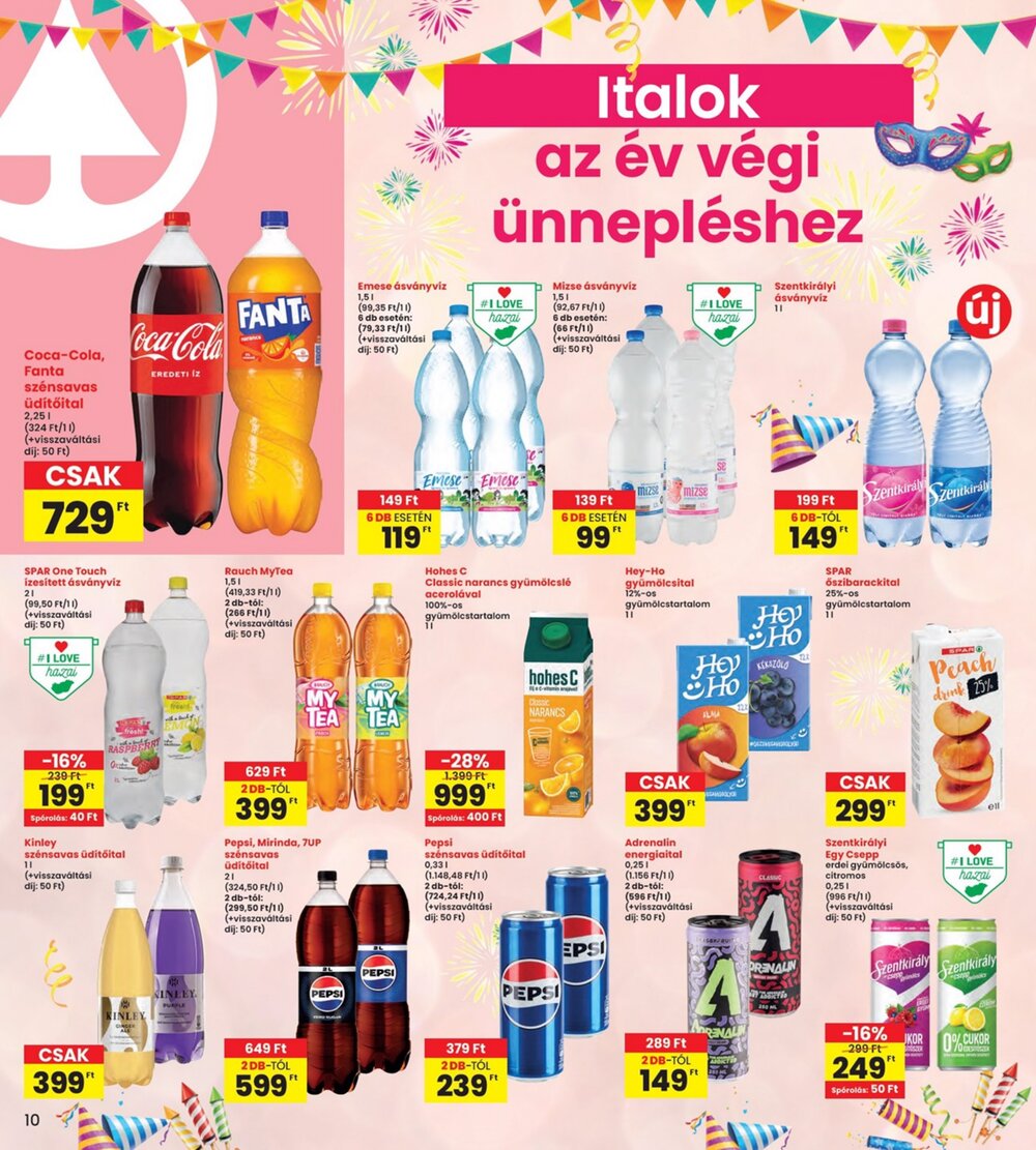 Interspar akciós újság 2025.12.23-tól - 10. oldal.