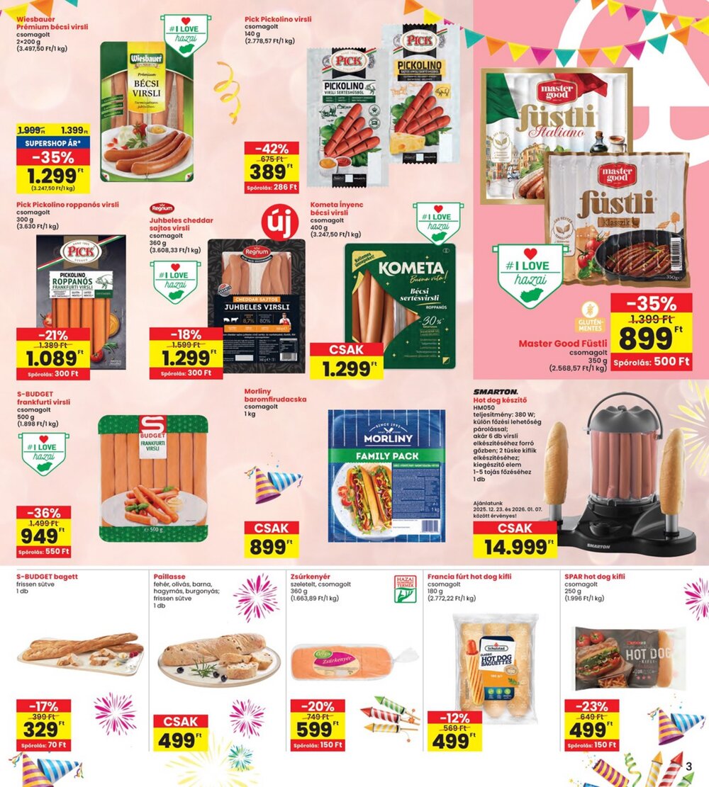 Interspar akciós újság 2025.12.23-tól - 3. oldal.