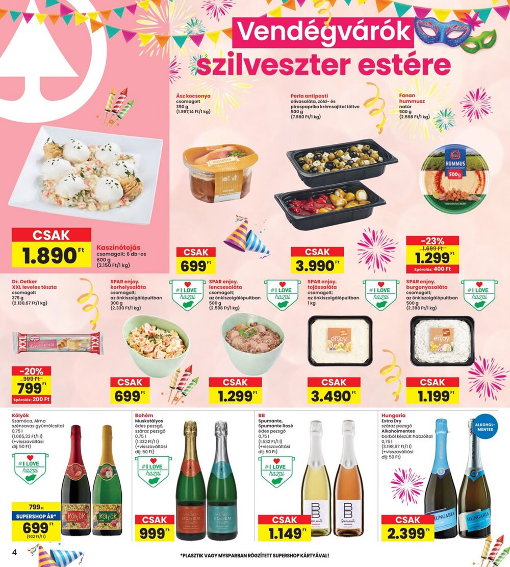 Interspar akciós újság 2025.12.23-tól - 4. oldal.