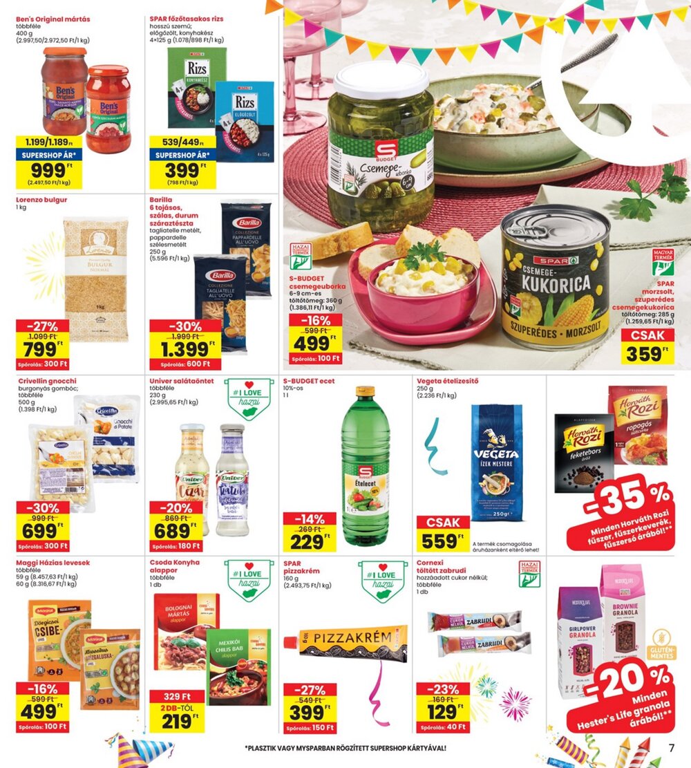 Interspar akciós újság 2025.12.23-tól - 7. oldal.