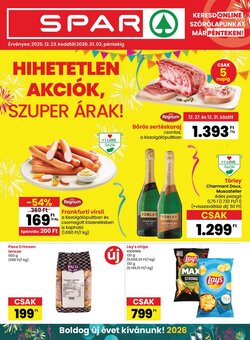 Spar akciós újság 2025.12.23-tól