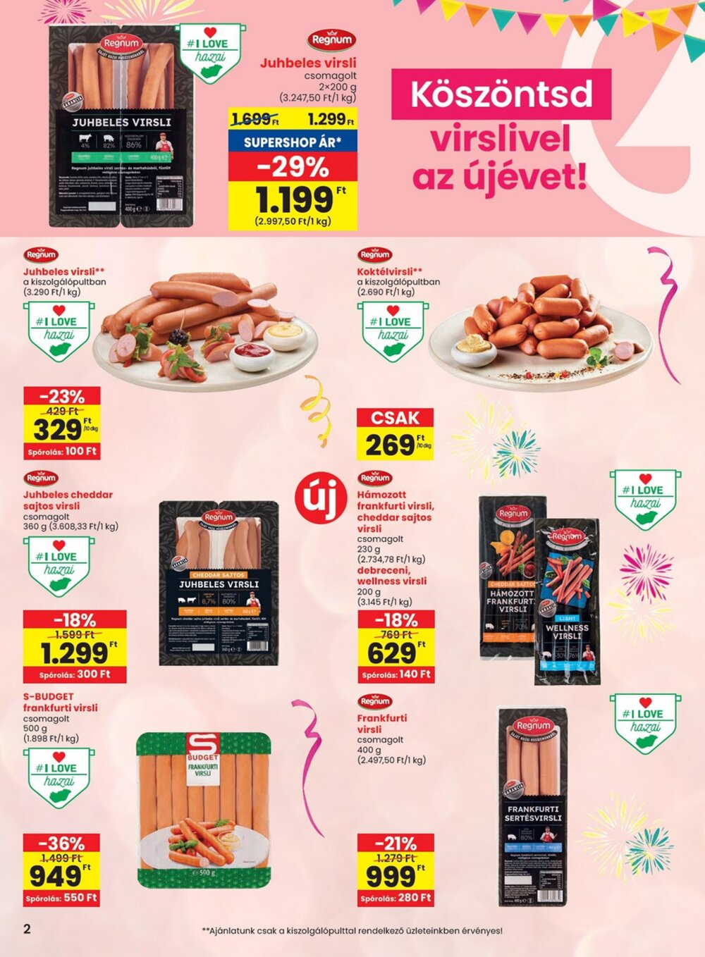 Spar akciós újság 2025.12.23-tól - 2. oldal.