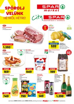 Spar Market akciós újság 2025.12.23-tól