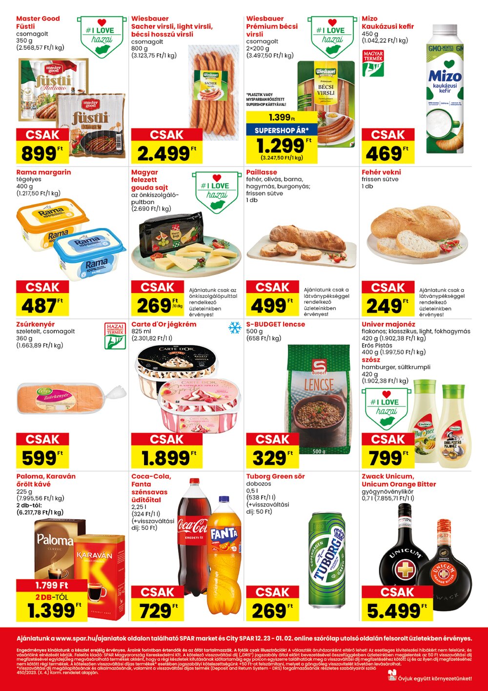 Spar Market akciós újság 2025.12.23-tól - 2. oldal.