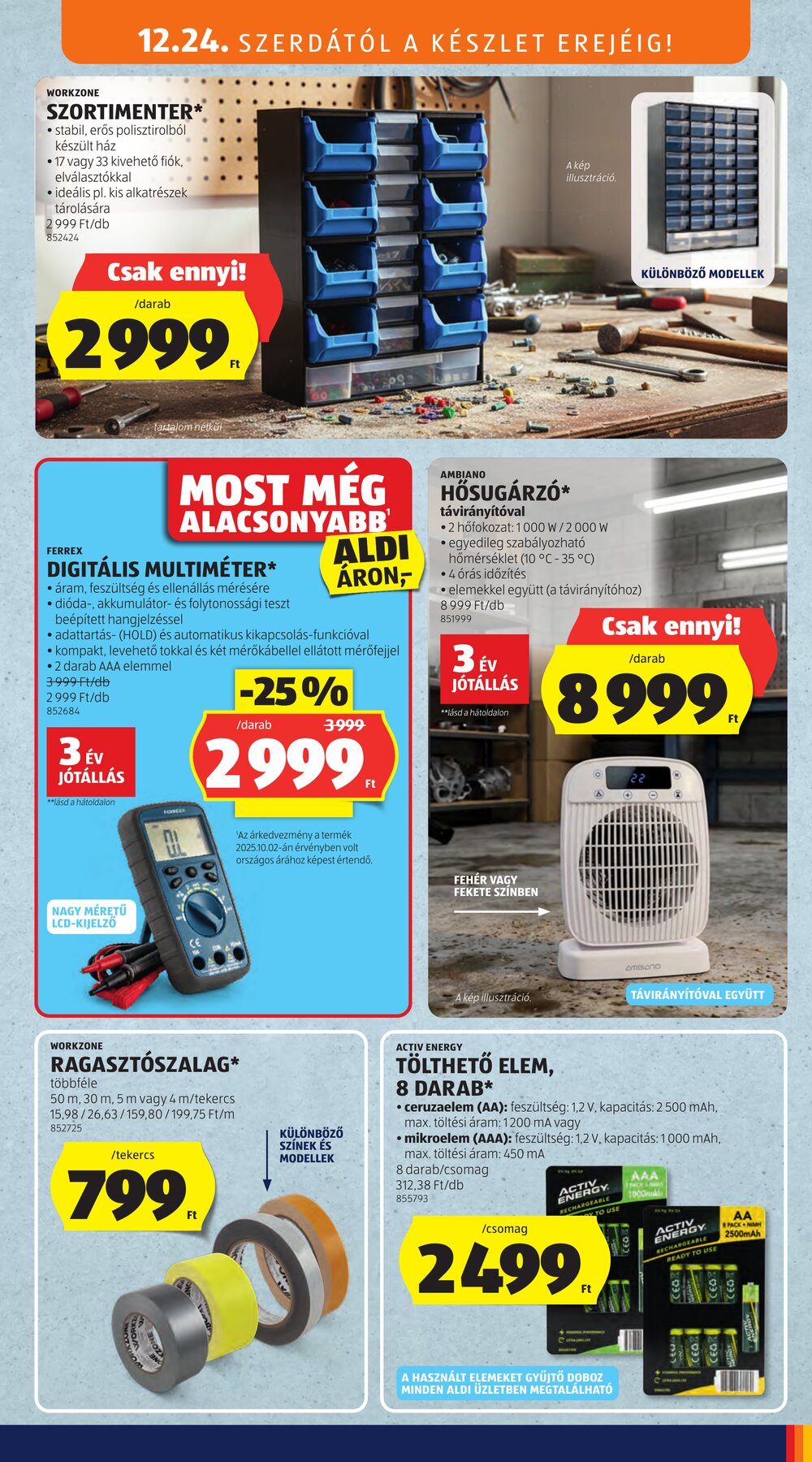 Aldi akciós újság 2025.12.24-től - 11. oldal.