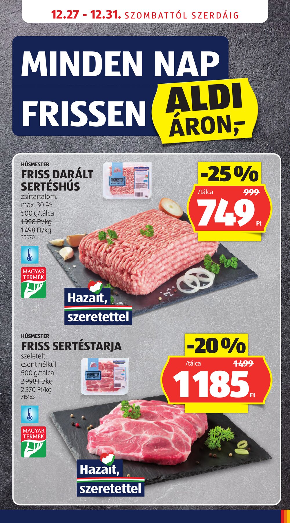 Aldi akciós újság 2025.12.24-től - 27. oldal.