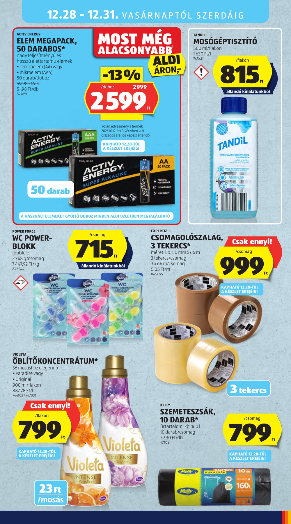 Aldi akciós újság 2025.12.24-től - 35. oldal.