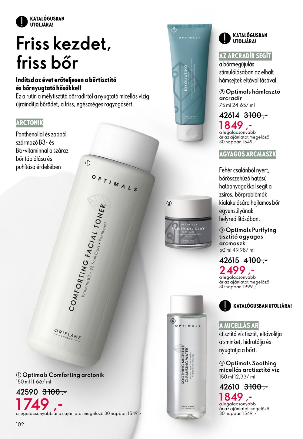Oriflame akciós újság 2025.12.24-től - 102. oldal.