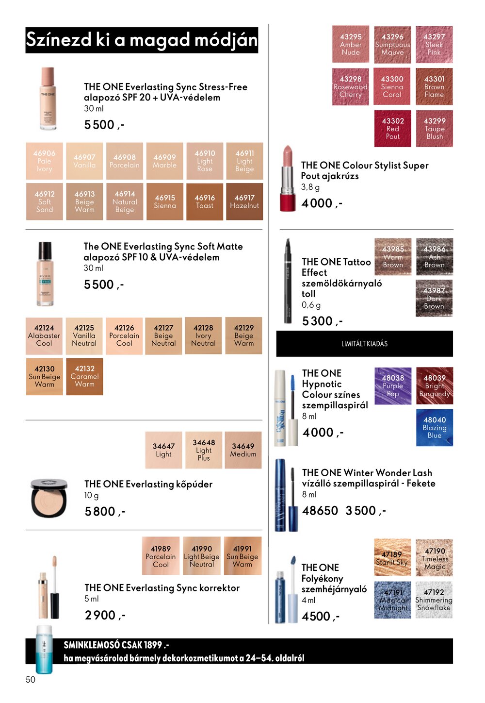 Oriflame akciós újság 2025.12.24-től - 50. oldal.