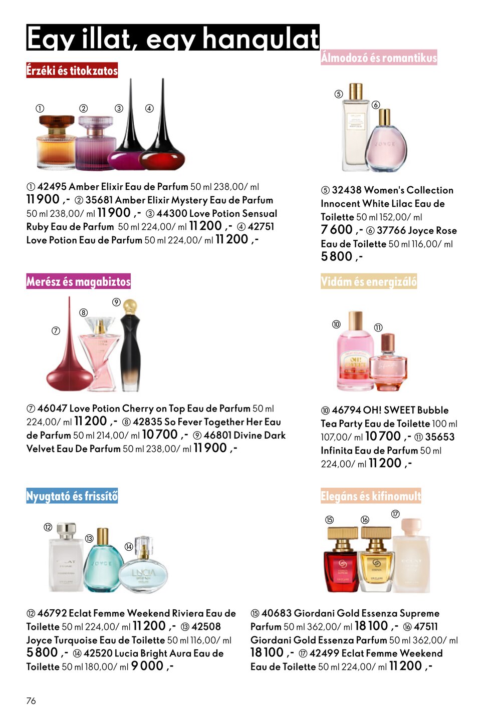 Oriflame akciós újság 2025.12.24-től - 76. oldal.