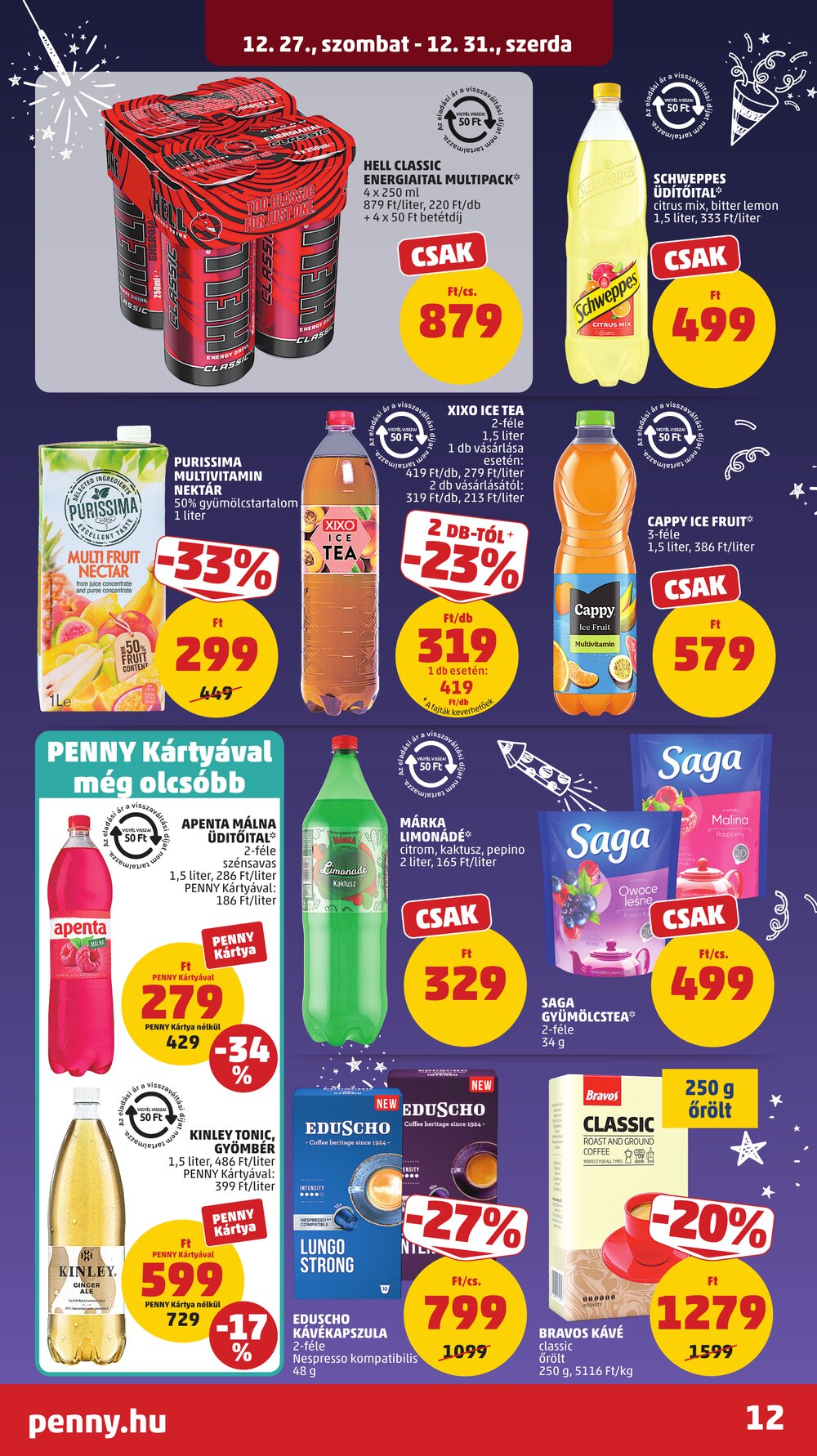 Penny Market akciós újság 2025.12.27-től - 16. oldal.