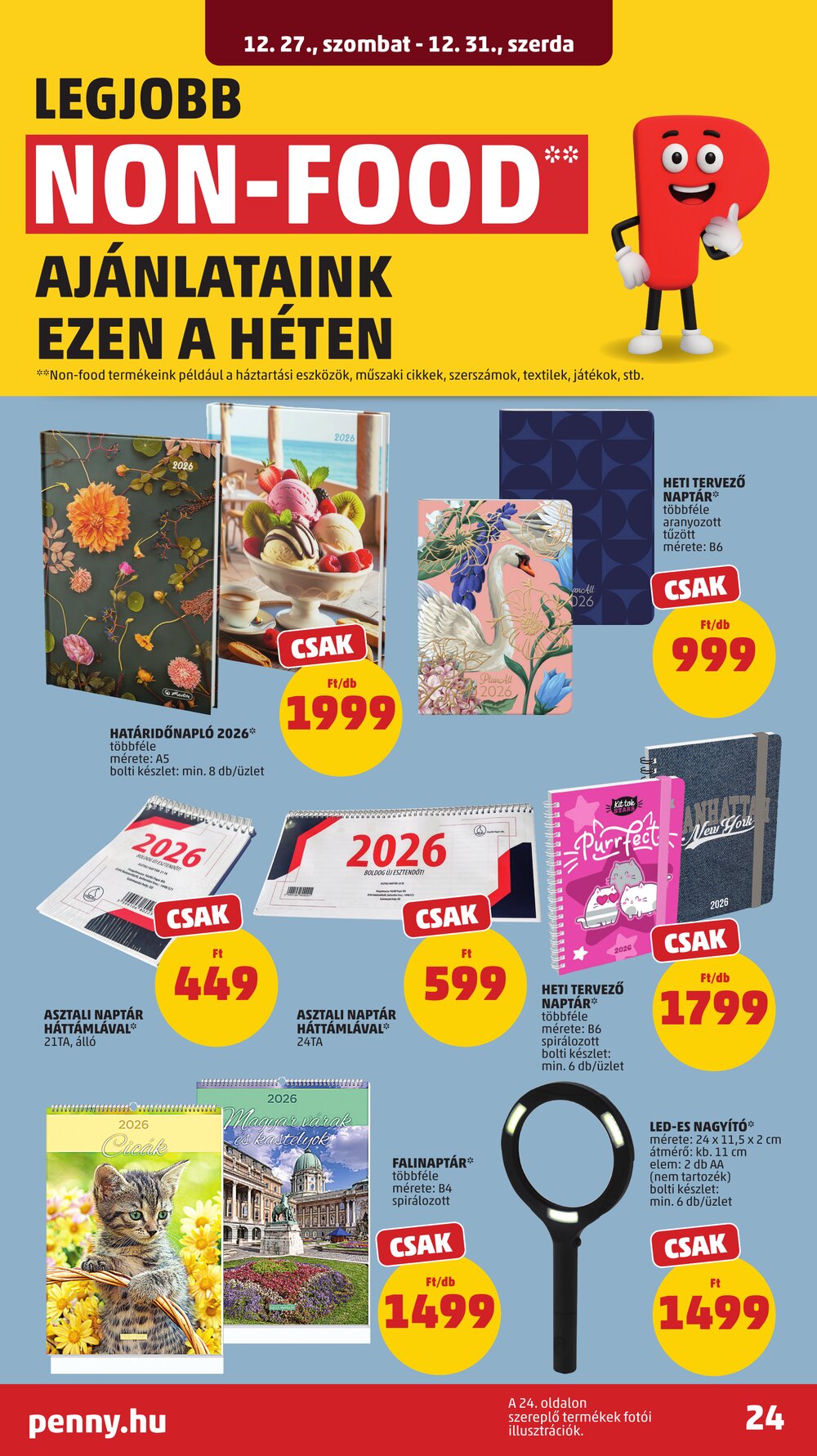 Penny Market akciós újság 2025.12.27-től - 28. oldal.