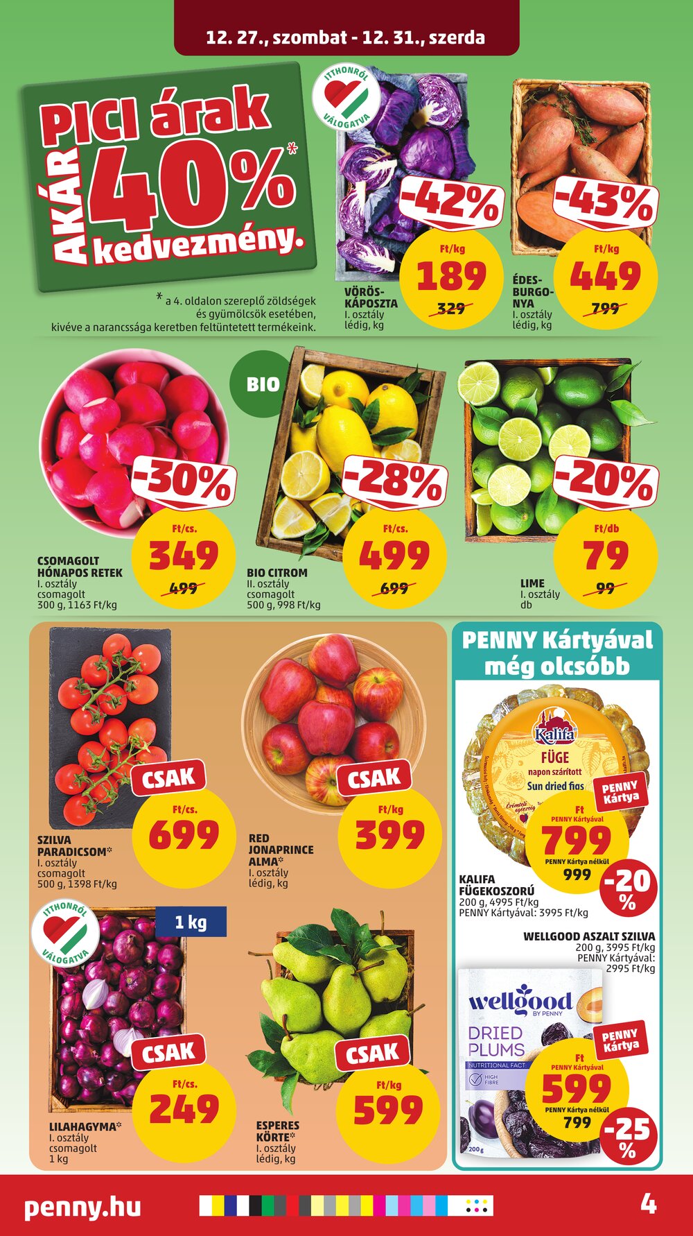 Penny Market akciós újság 2025.12.27-től - 6. oldal.