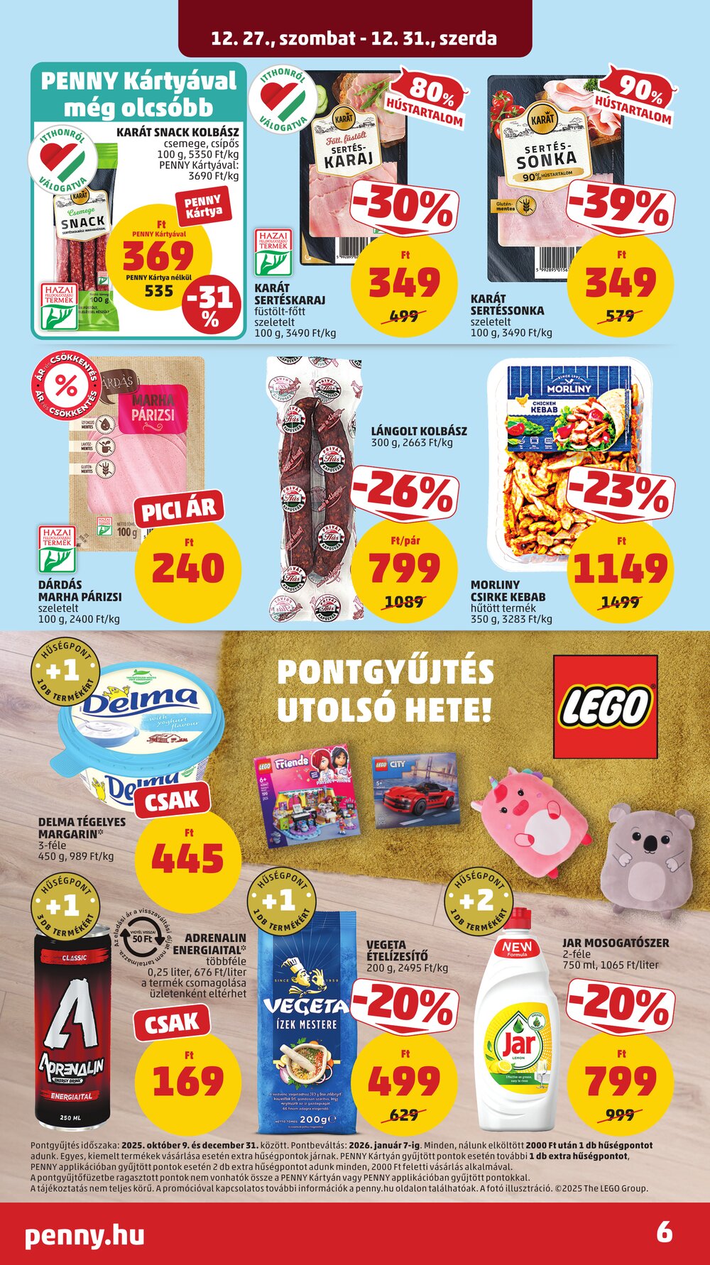 Penny Market akciós újság 2025.12.27-től - 8. oldal.