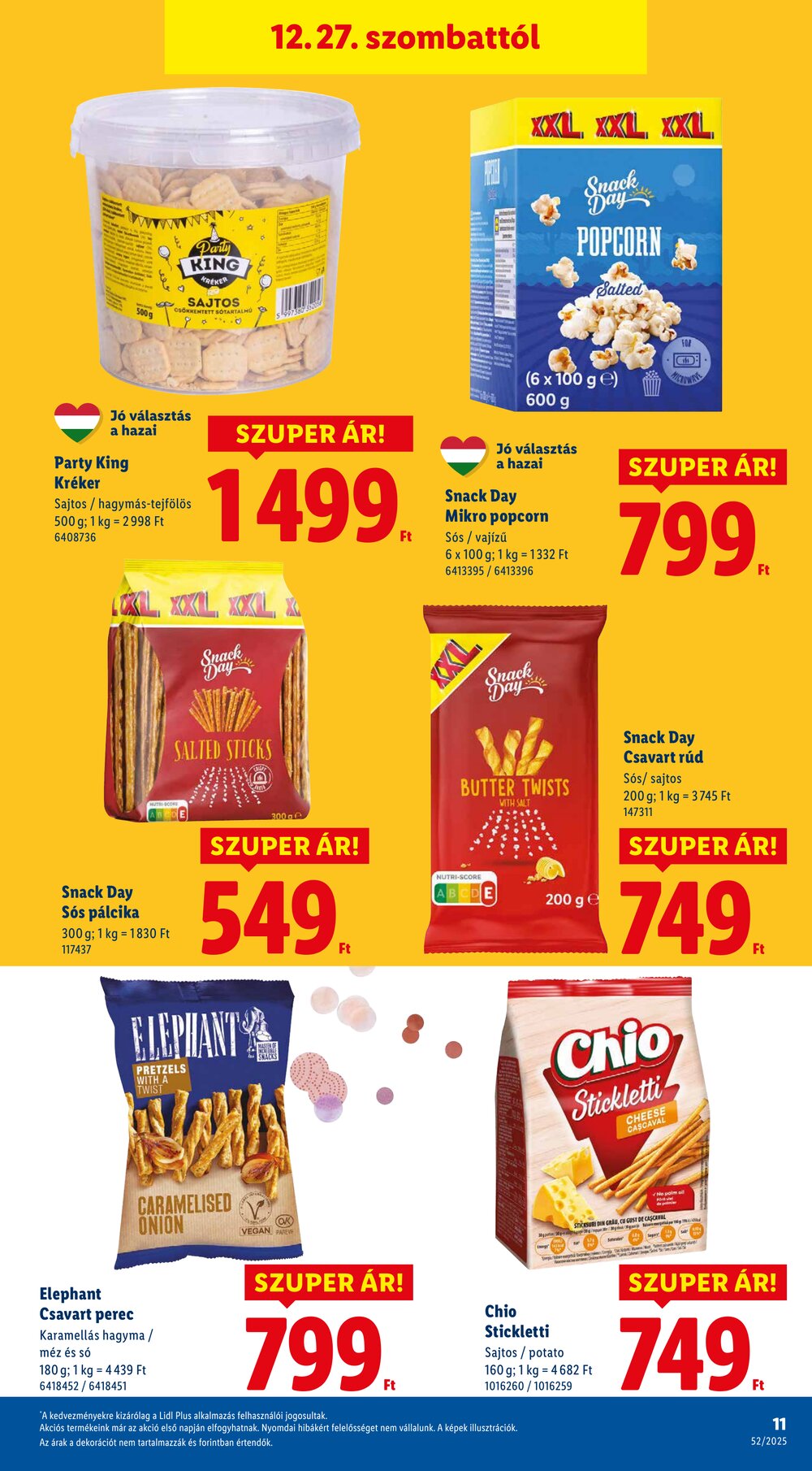 Lidl akciós újság 2025.12.27-től - 11. oldal.