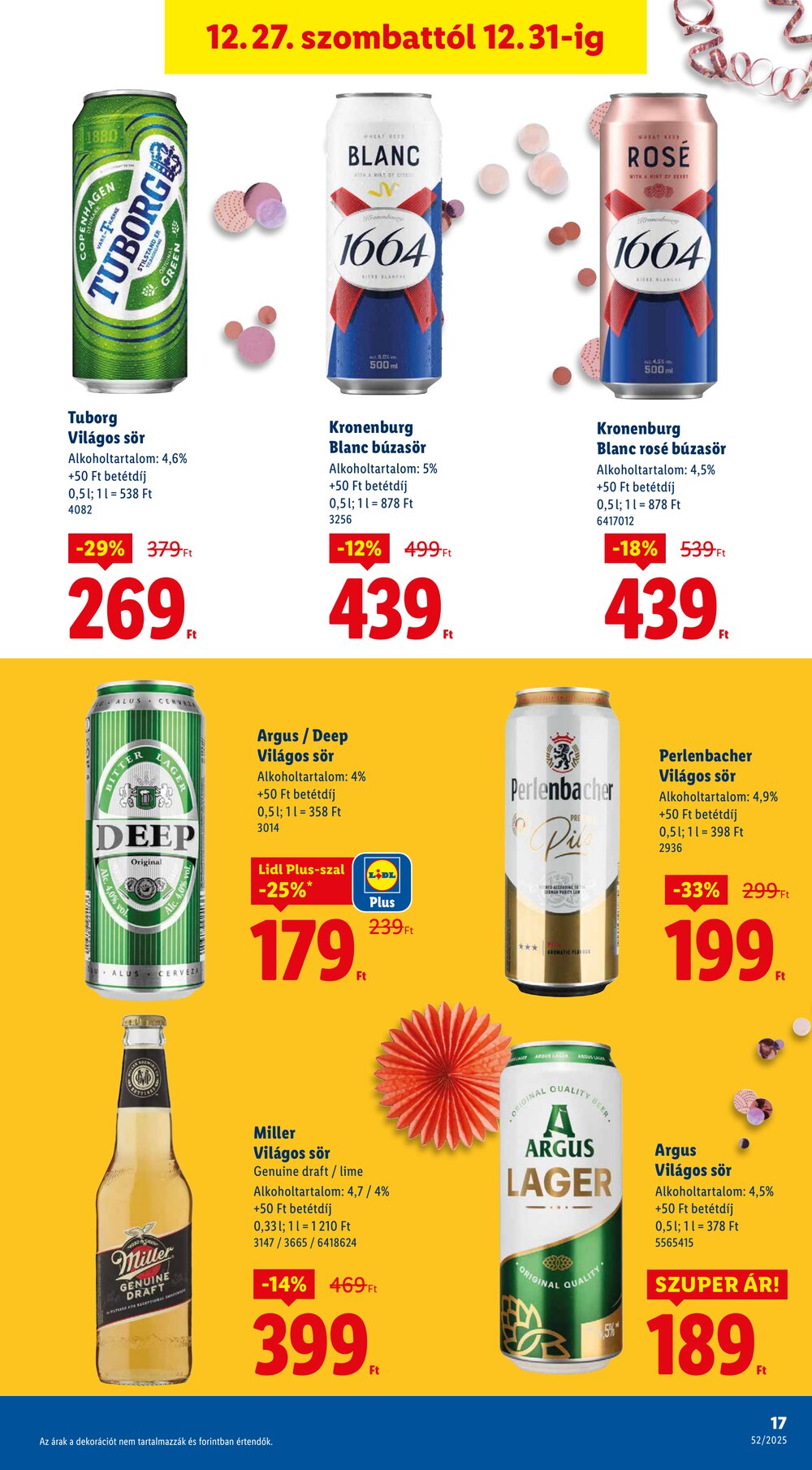 Lidl akciós újság 2025.12.27-től - 17. oldal.