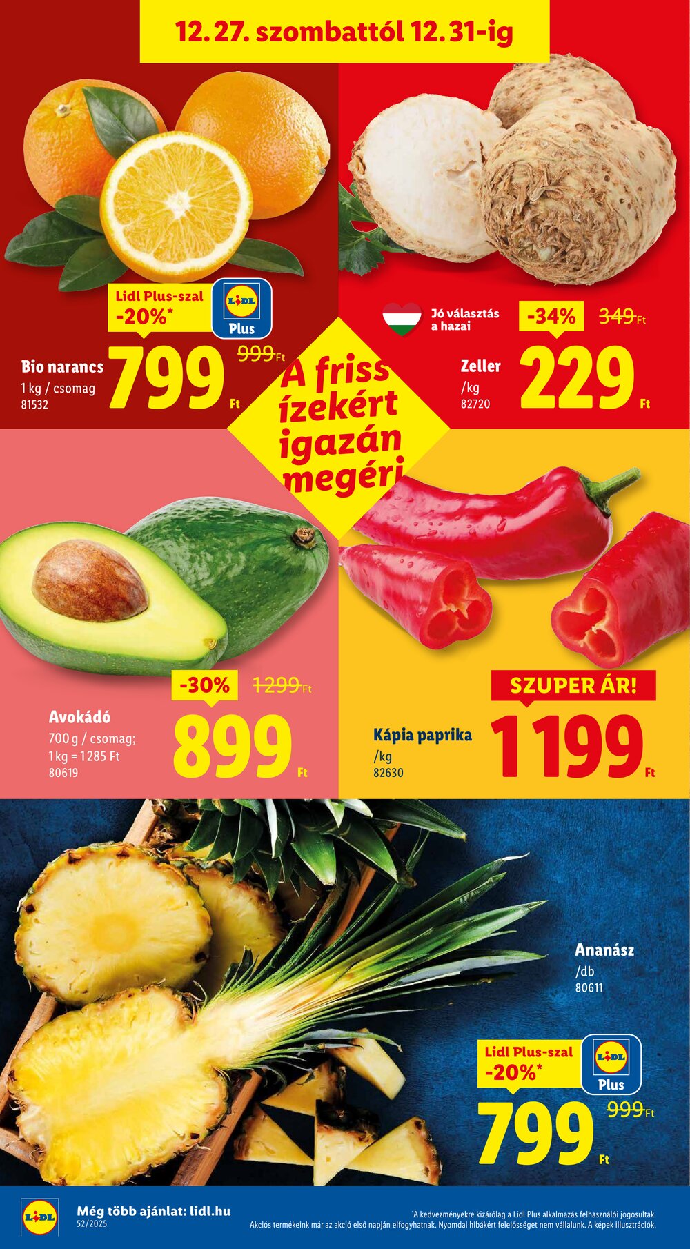 Lidl akciós újság 2025.12.27-től - 2. oldal.