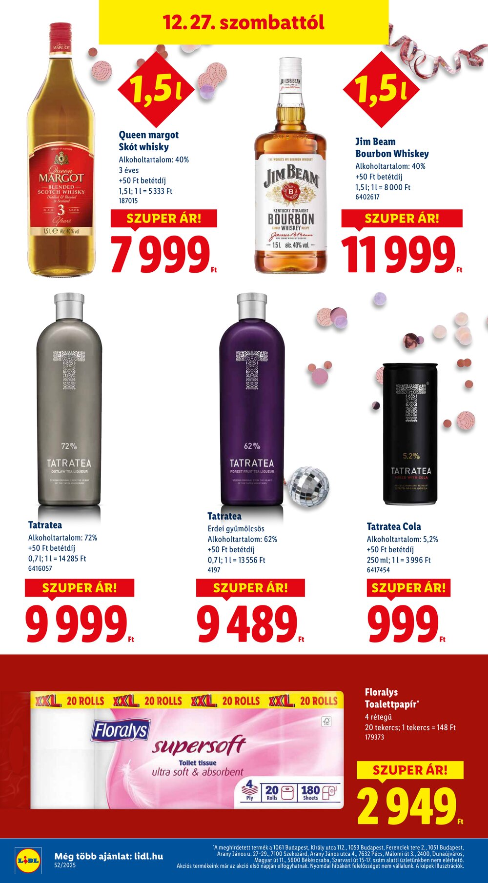 Lidl akciós újság 2025.12.27-től - 20. oldal.