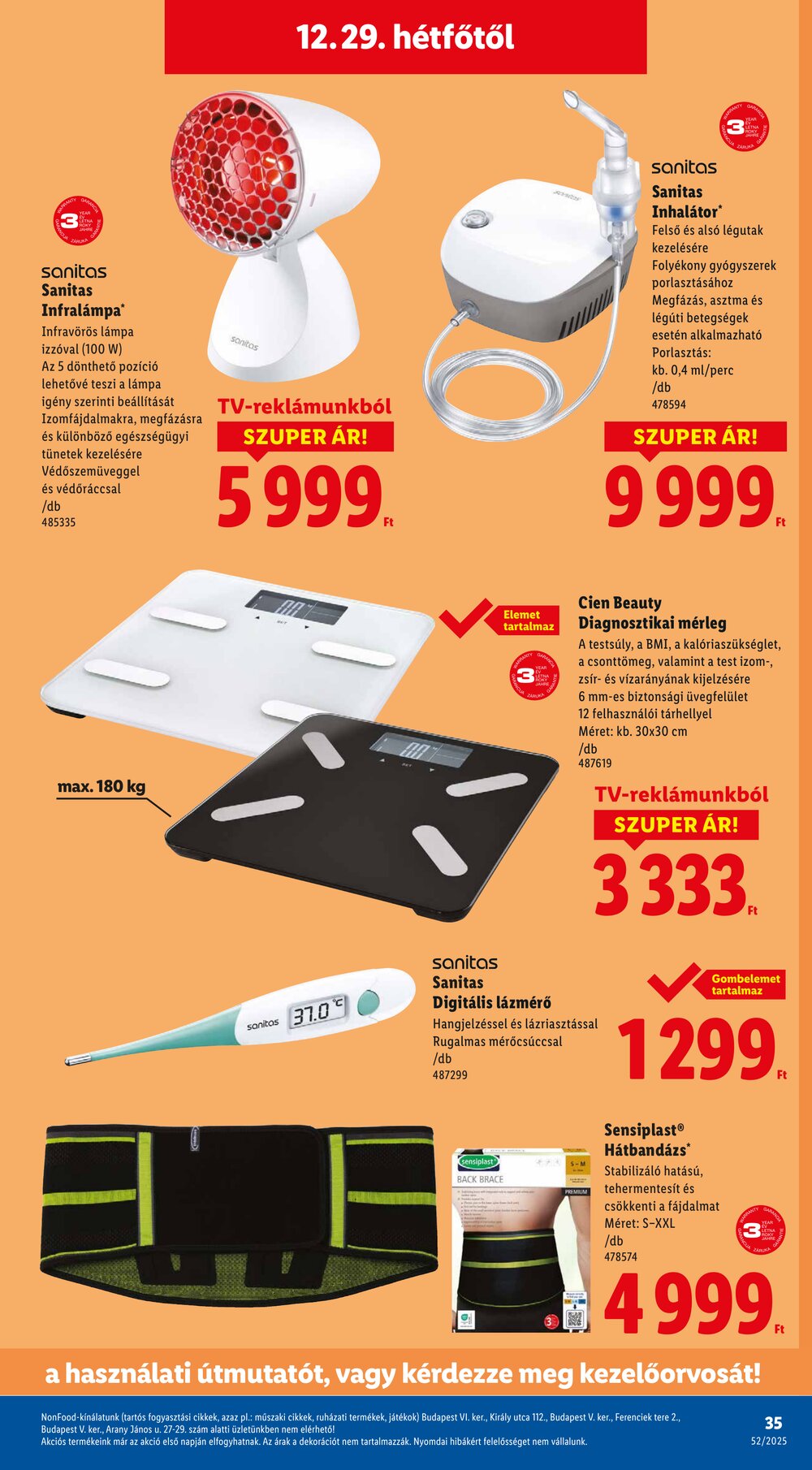 Lidl akciós újság 2025.12.27-től - 35. oldal.