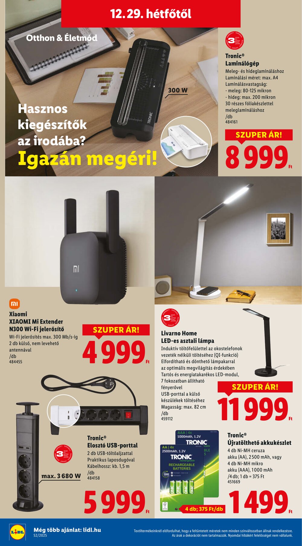 Lidl akciós újság 2025.12.27-től - 42. oldal.