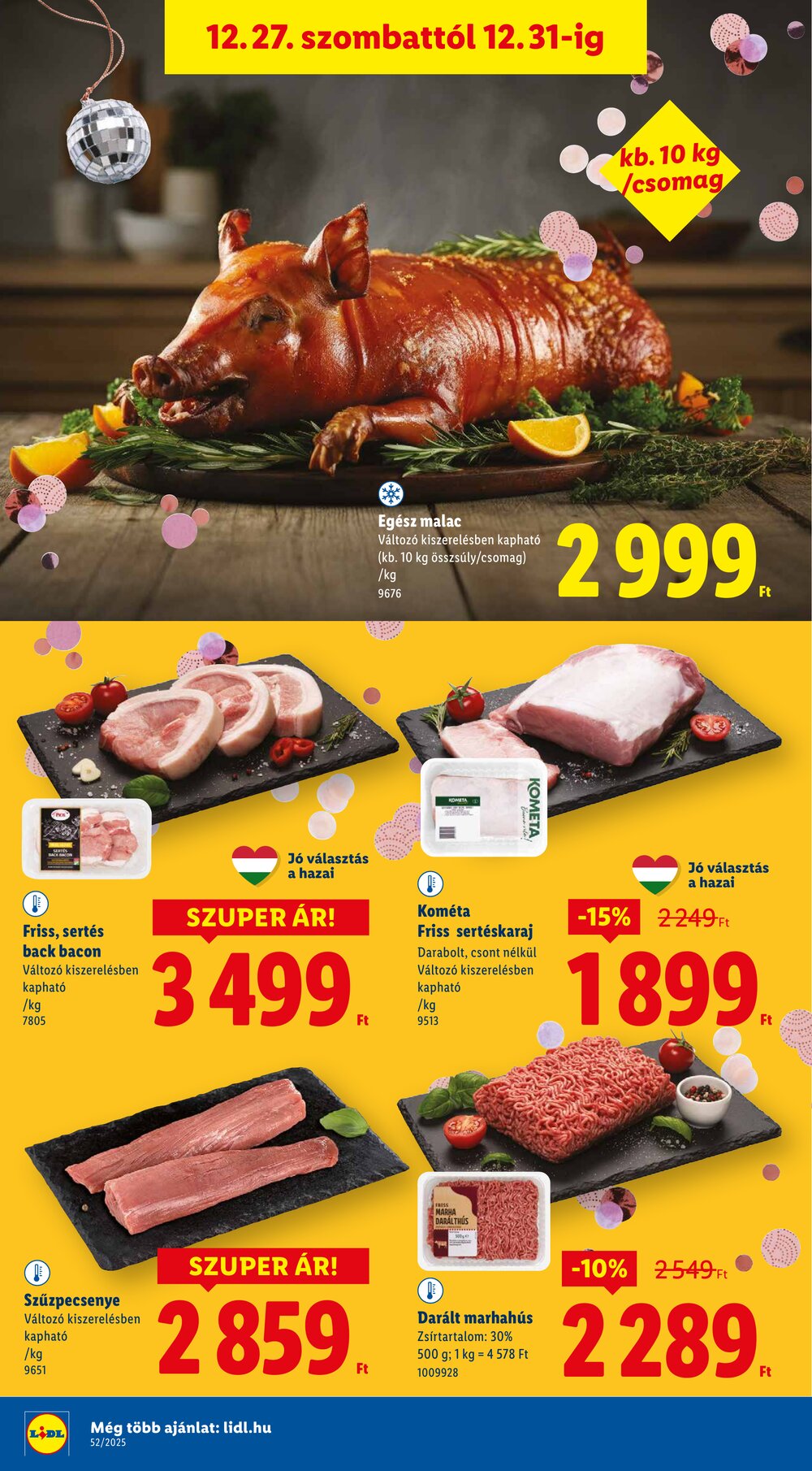 Lidl akciós újság 2025.12.27-től - 6. oldal.