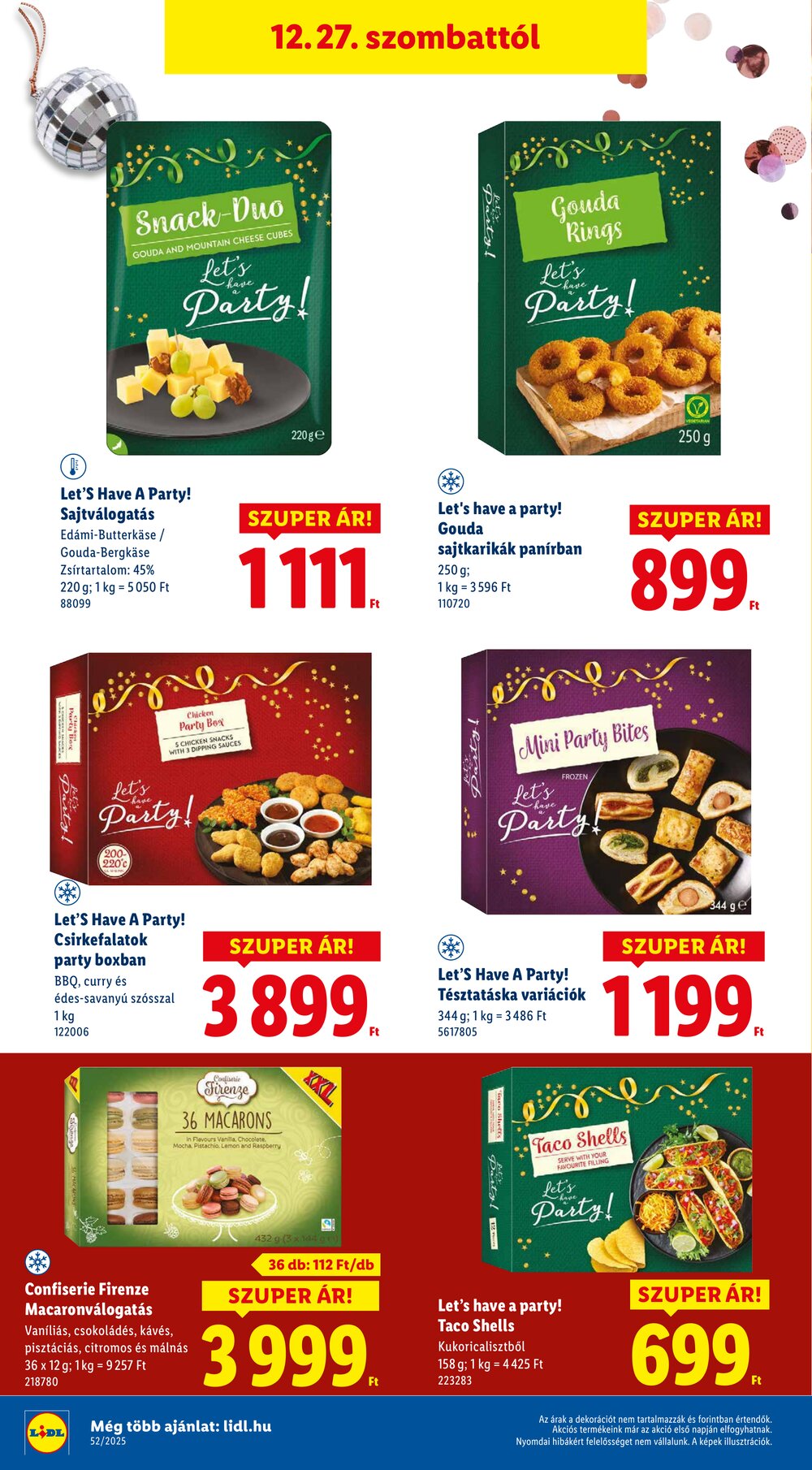 Lidl akciós újság 2025.12.27-től - 8. oldal.