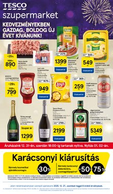 Tesco akciós újság 2025.12.27-től
