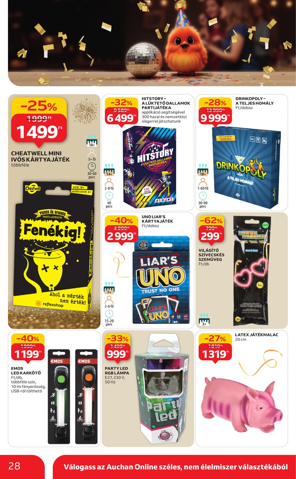 Auchan akciós újság 2025.12.27-től - 28. oldal.