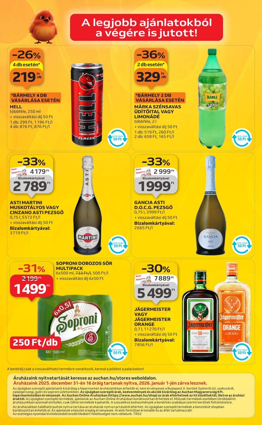 Auchan akciós újság 2025.12.27-től - 36. oldal.