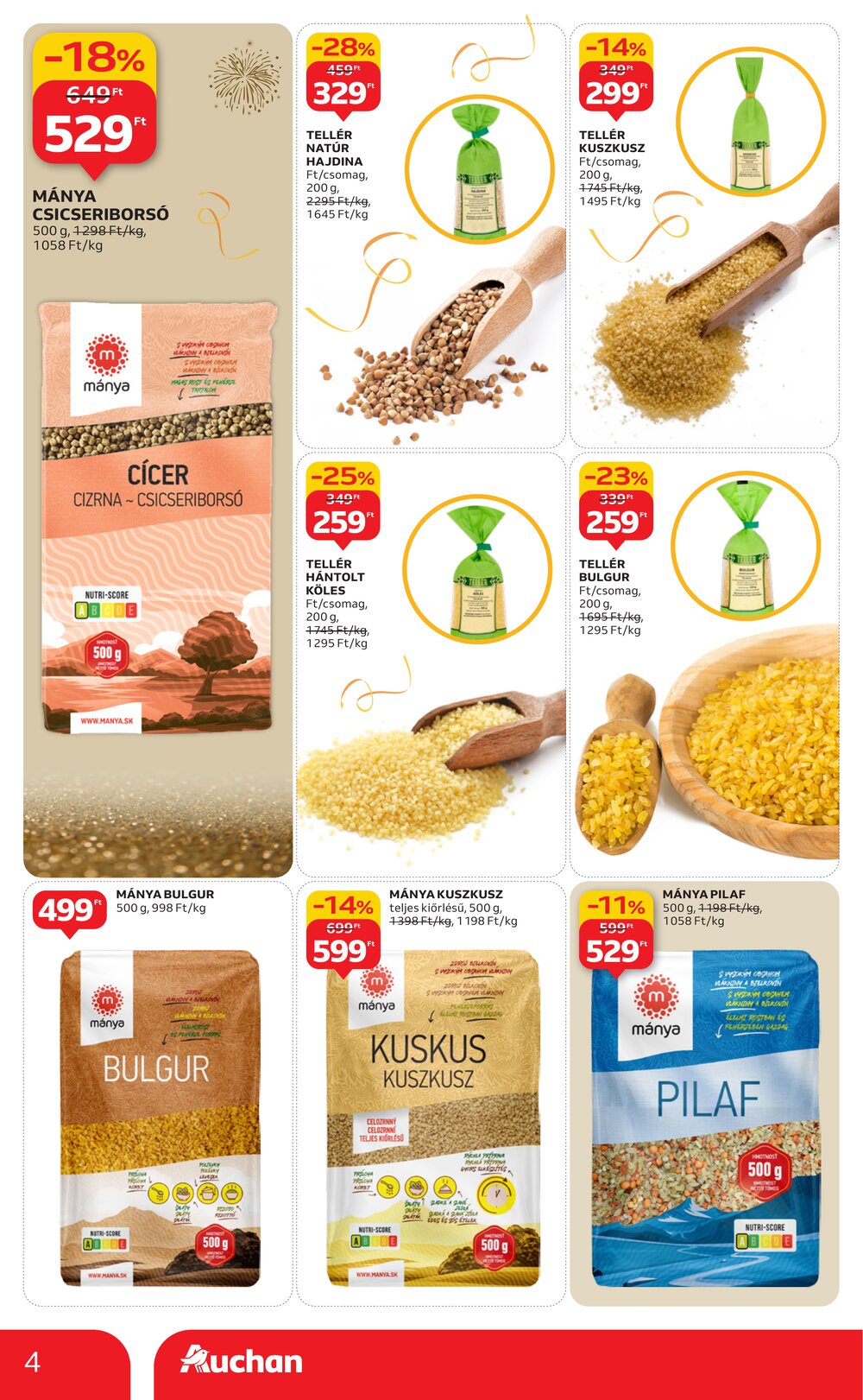 Auchan akciós újság 2025.12.27-től - 4. oldal.