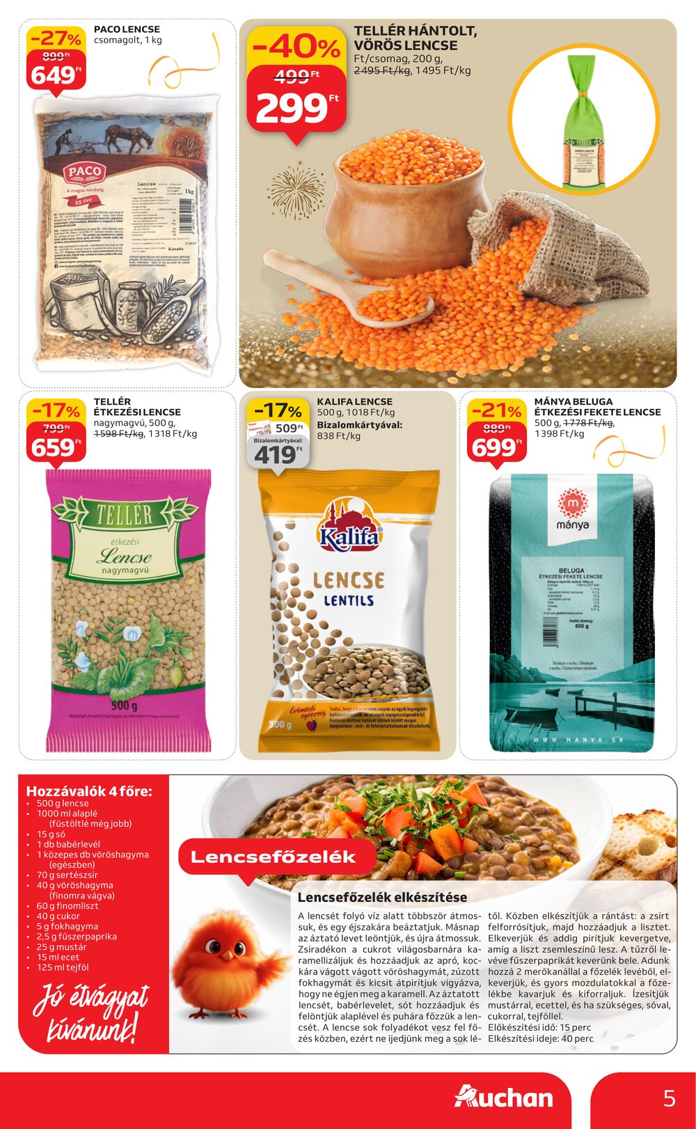 Auchan akciós újság 2025.12.27-től - 5. oldal.