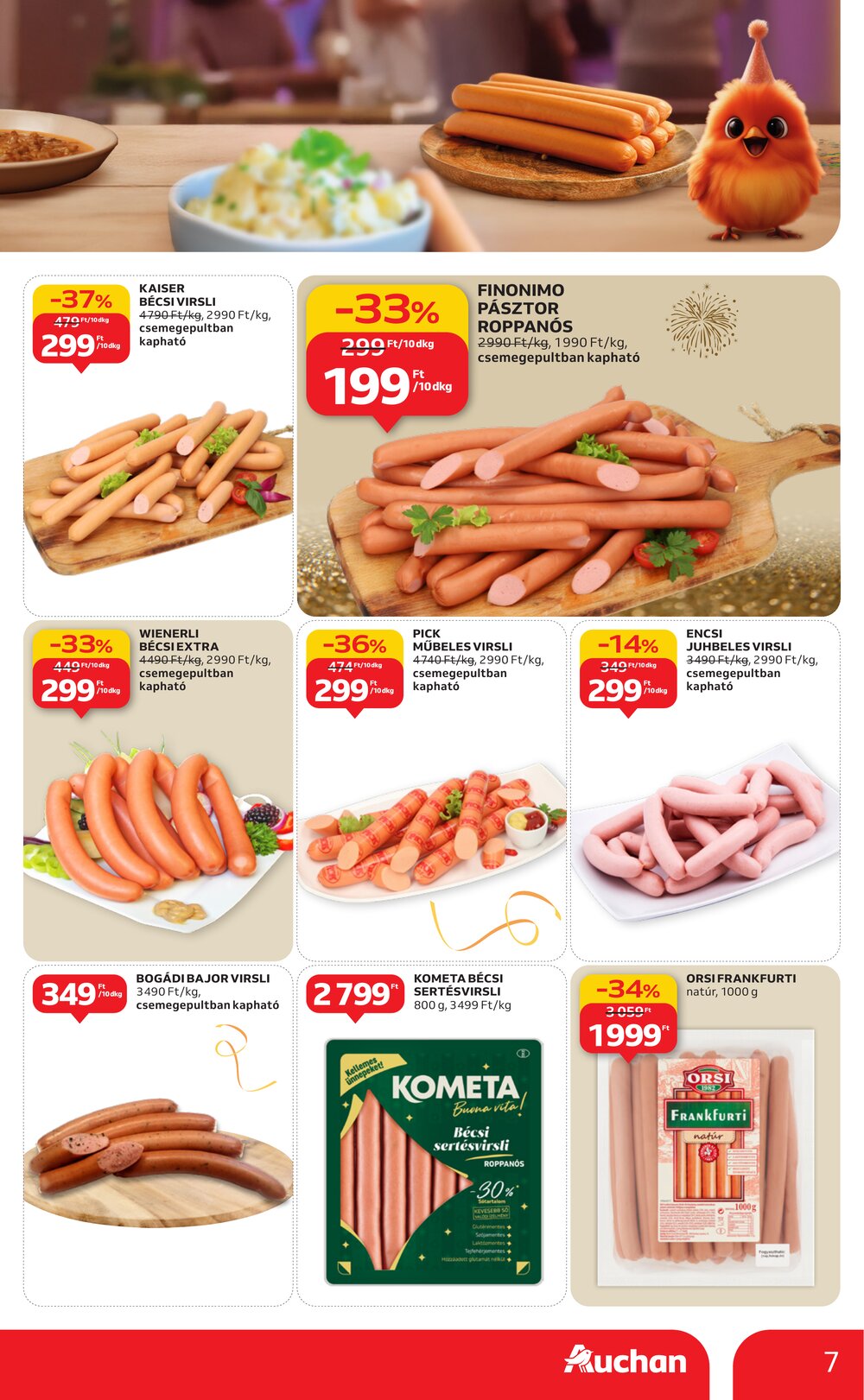 Auchan akciós újság 2025.12.27-től - 7. oldal.