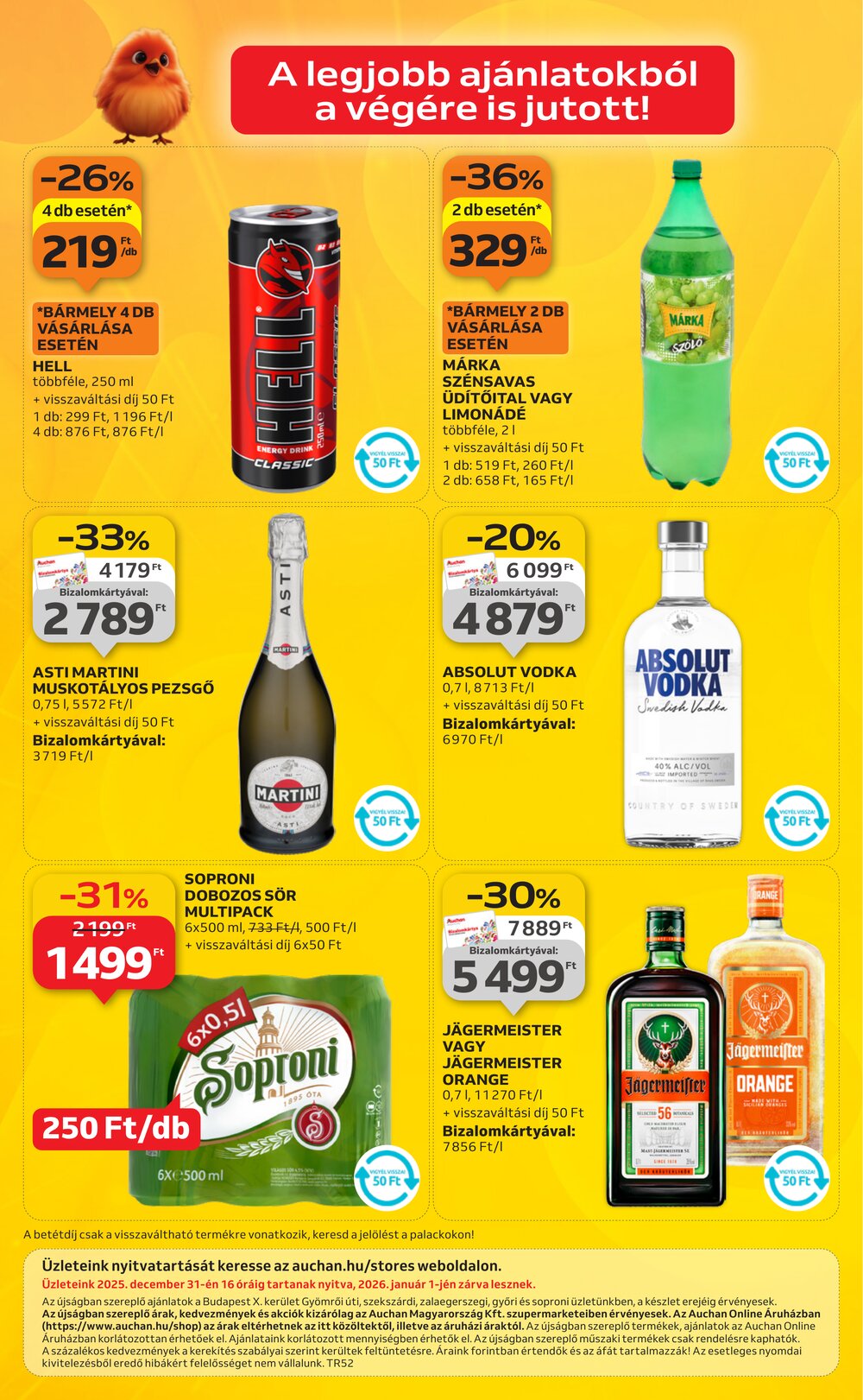 Auchan akciós újság 2025.12.27-től - 12. oldal.