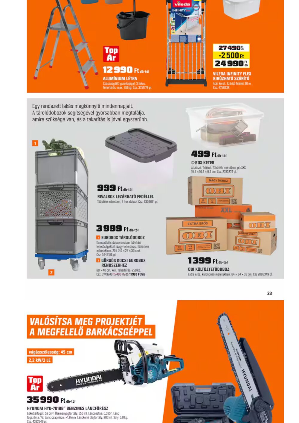 OBI akciós újság 2025.12.30-tól - 21. oldal.