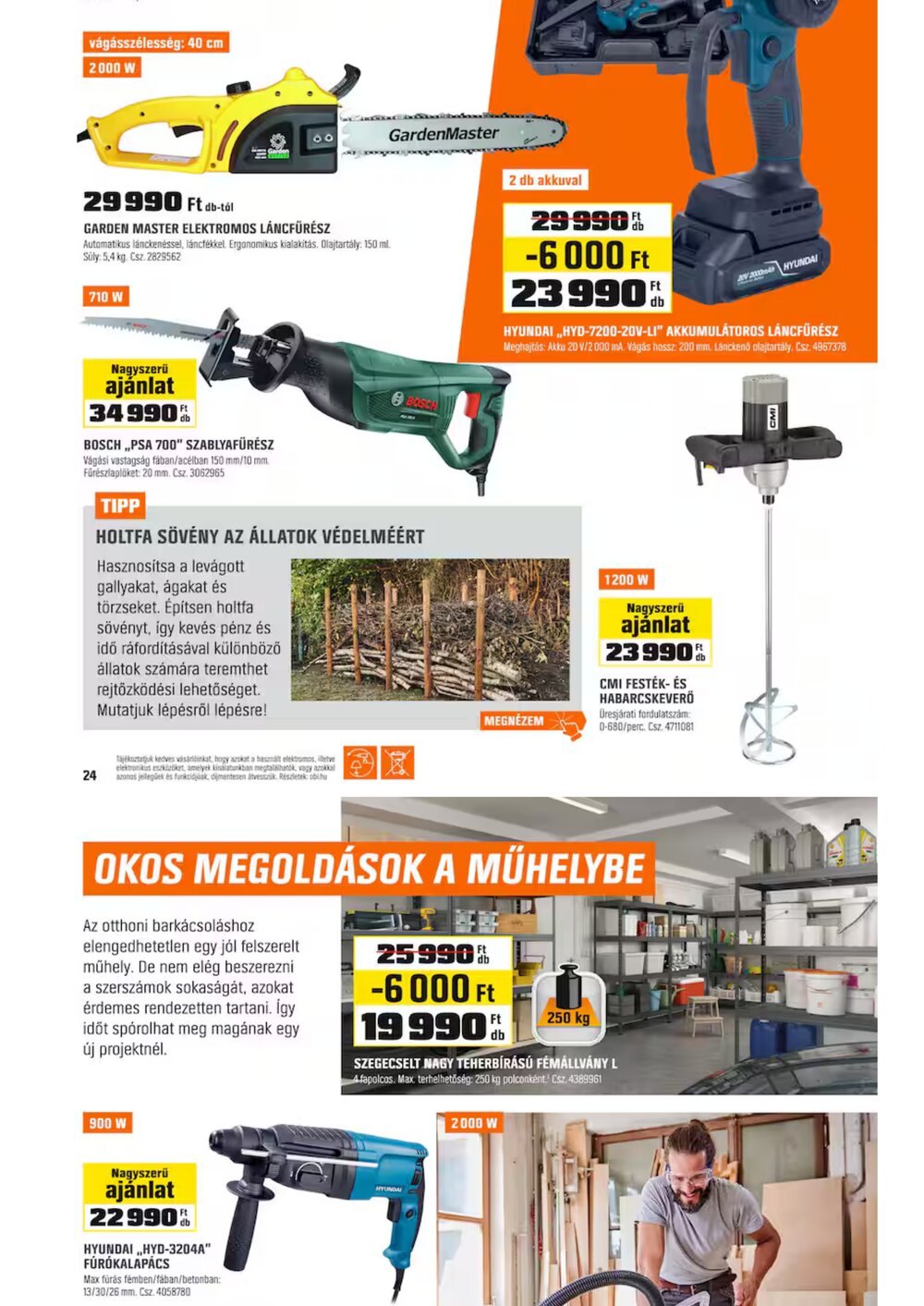OBI akciós újság 2025.12.30-tól - 22. oldal.