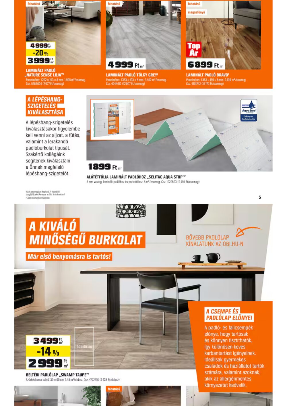 OBI akciós újság 2025.12.30-tól - 5. oldal.