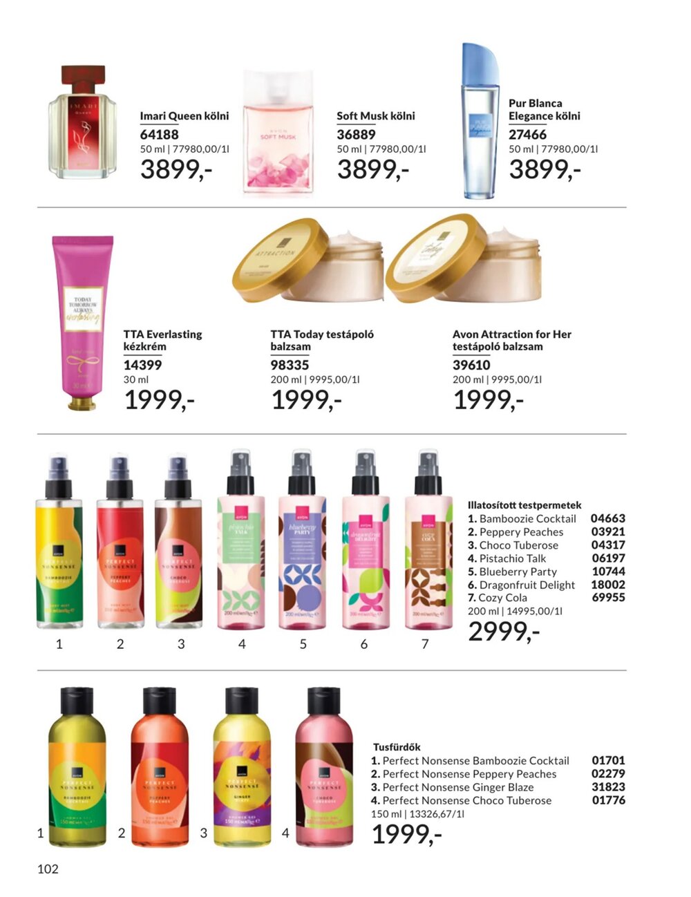 Avon akciós újság 2026.01.01-től - 102. oldal.
