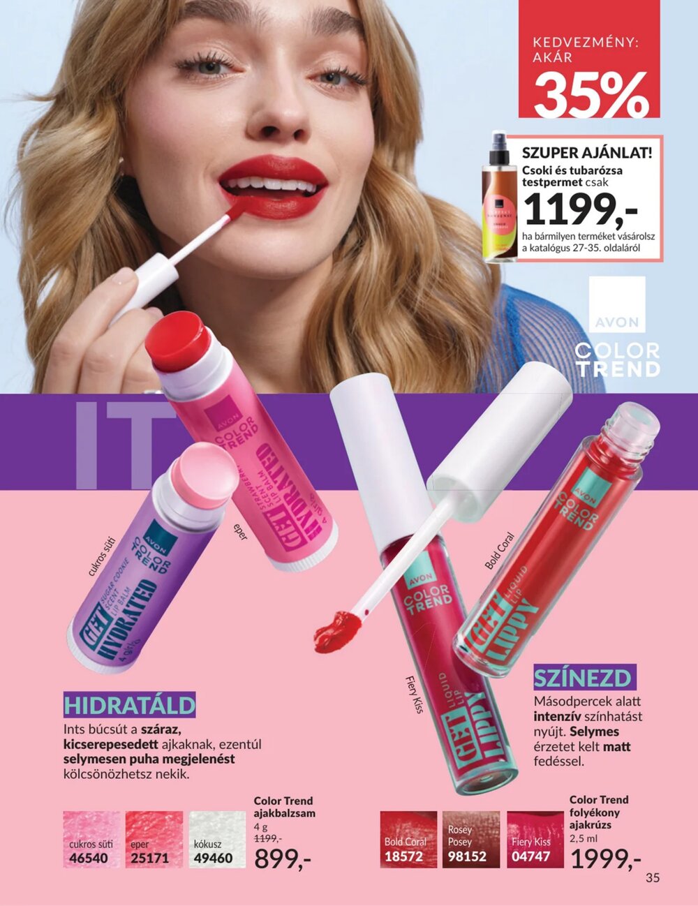 Avon akciós újság 2026.01.01-től - 35. oldal.