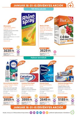 Alma Gyógyszertárak akciós újság 2026.01.01-től - 11. oldal.